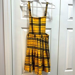 🦋3for$10🦋 Yellow and black plaid dress/jumper